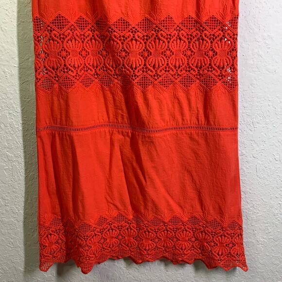 NIGHTCAP Skirt Maxi Exposed‎ Zipper Crocheted Lace Tiered Boho Carissa Renee - Picture 5 of 12